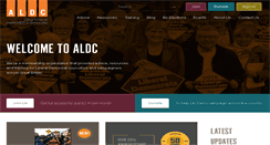 Desktop Screenshot of aldc.org